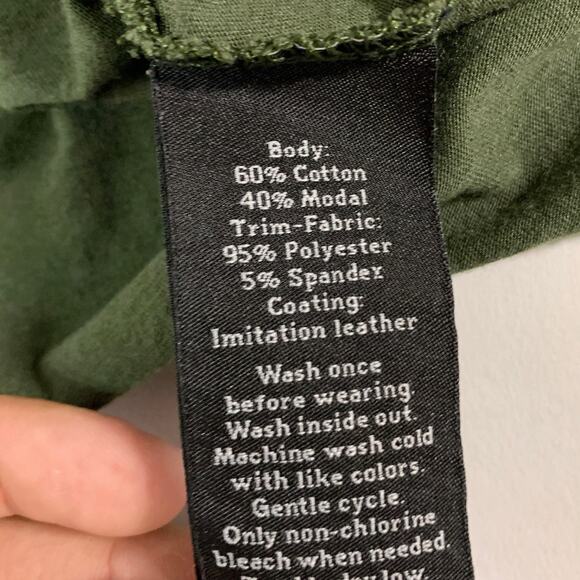 Rock and Republic S Olive Flocked Velvet Cheetah Tshirt Y2K 90s Goth - Picture 8 of 9